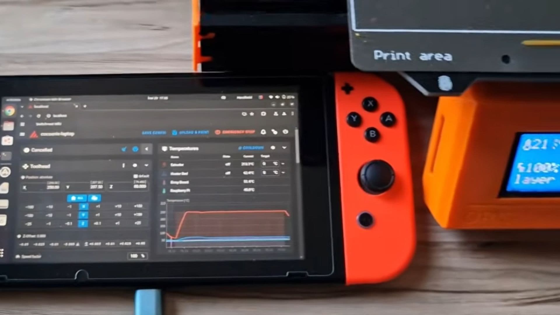 An engineer has worked out how to speed up a 3D printer by 1000% with a Nintendo Switch, though 'for most people, a Raspberry Pi is a better choice'