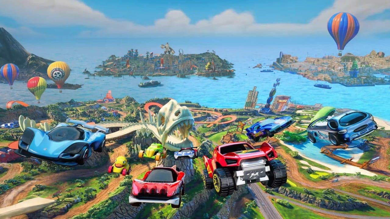Hot Wheels Infinite Rush chega ao Switch 2 em setembro com nova jogabilidade em mundo aberto