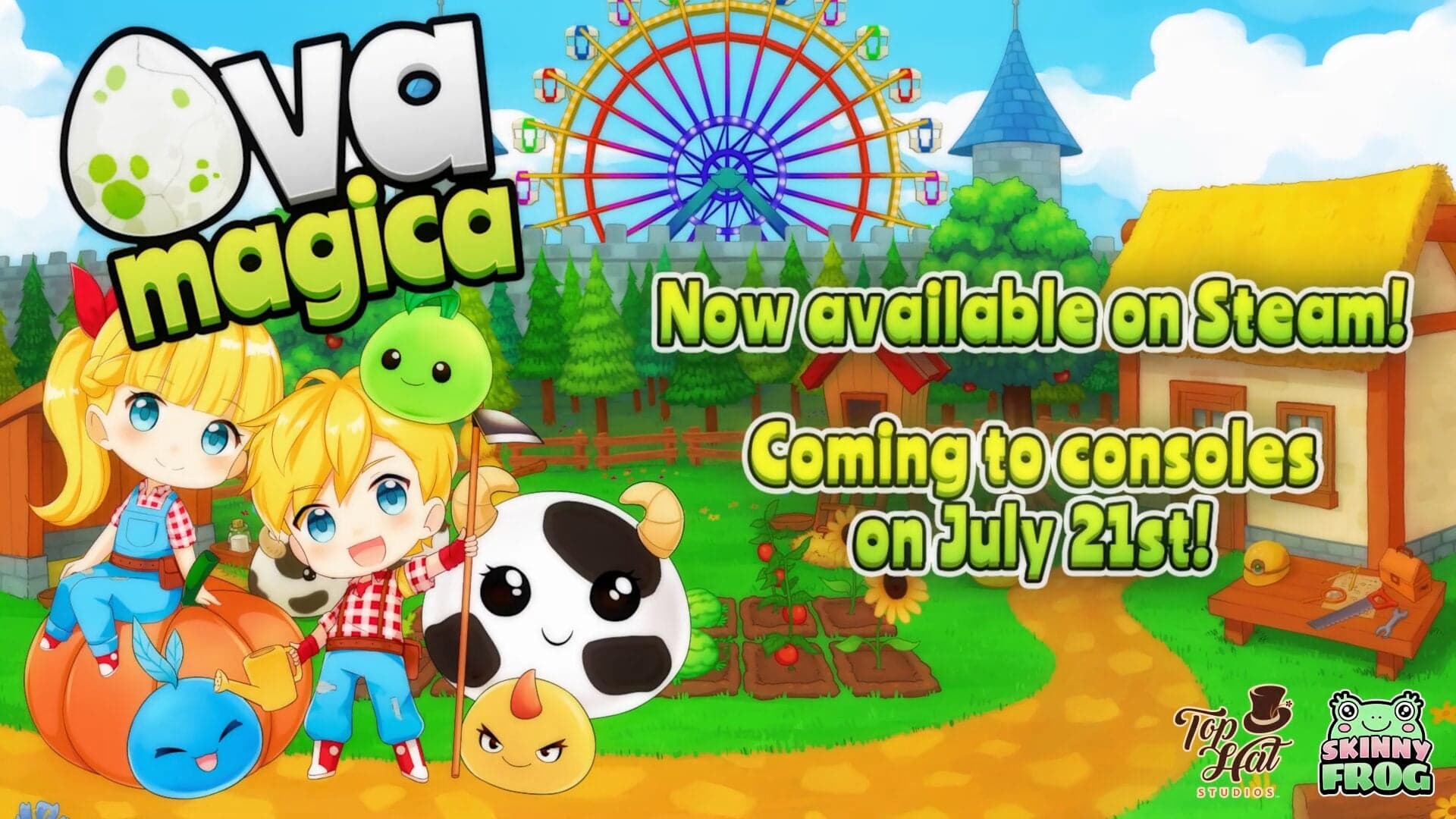 Ova Magica já disponível para PC, chega ao PS5, Xbox Series, PS4, Xbox One e Switch em 21 de julho