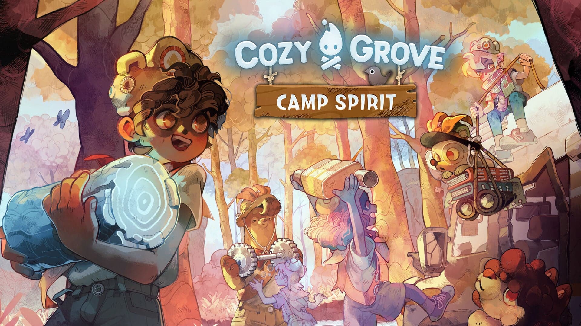 Cozy Grove: Camp Spirit chega ao PS5, Xbox Series, Switch 2, PS4, Xbox One, Switch e PC em 15 de julho.