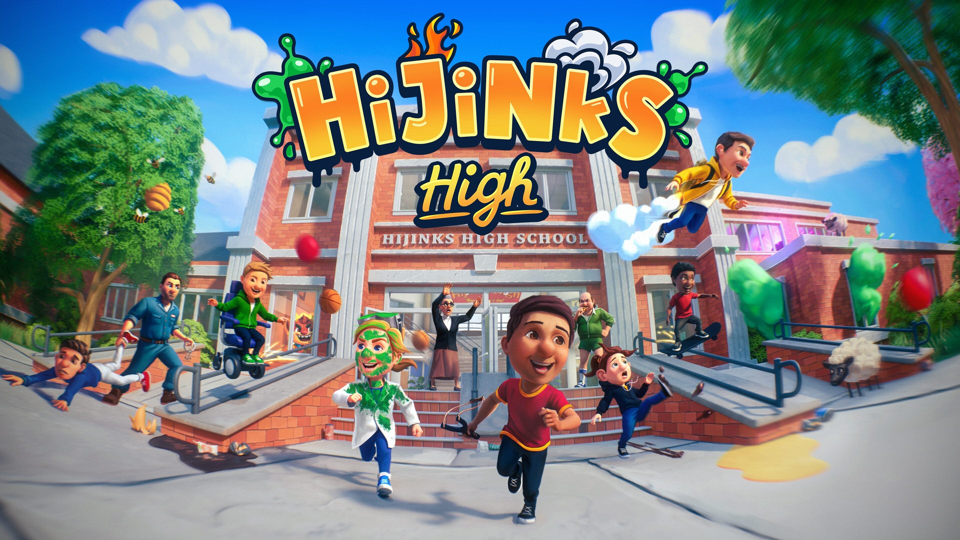 Sackbird Studios anuncia jogo de festa escolar multiplayer Hijinks High para consoles e PC