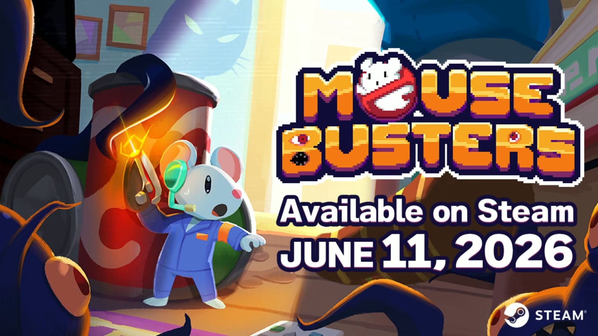 Mousebusters para PC chega em 11 de junho