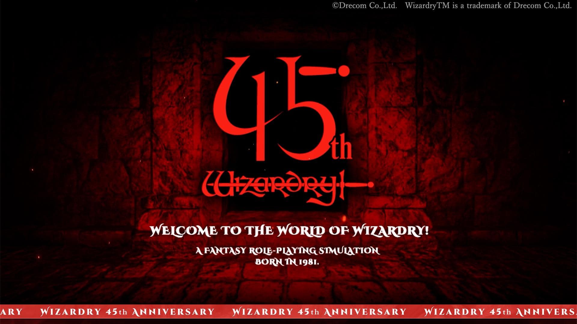 Site do 45º aniversário de Wizardry lançado