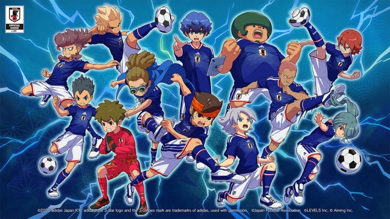 Colaboração Inazuma Eleven: Cross x SAMURAI BLUE chega junto com o lançamento do jogo!