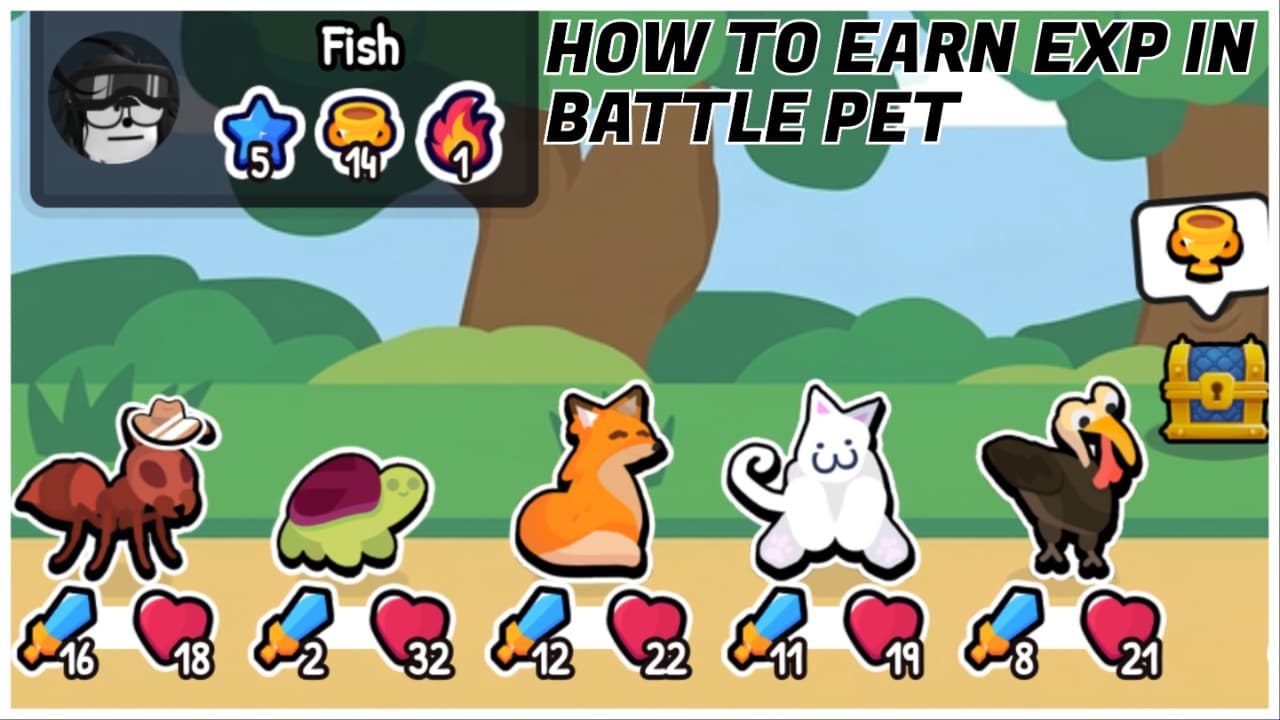 Como ganhar EXP em Battle Pet [ROBLOX]