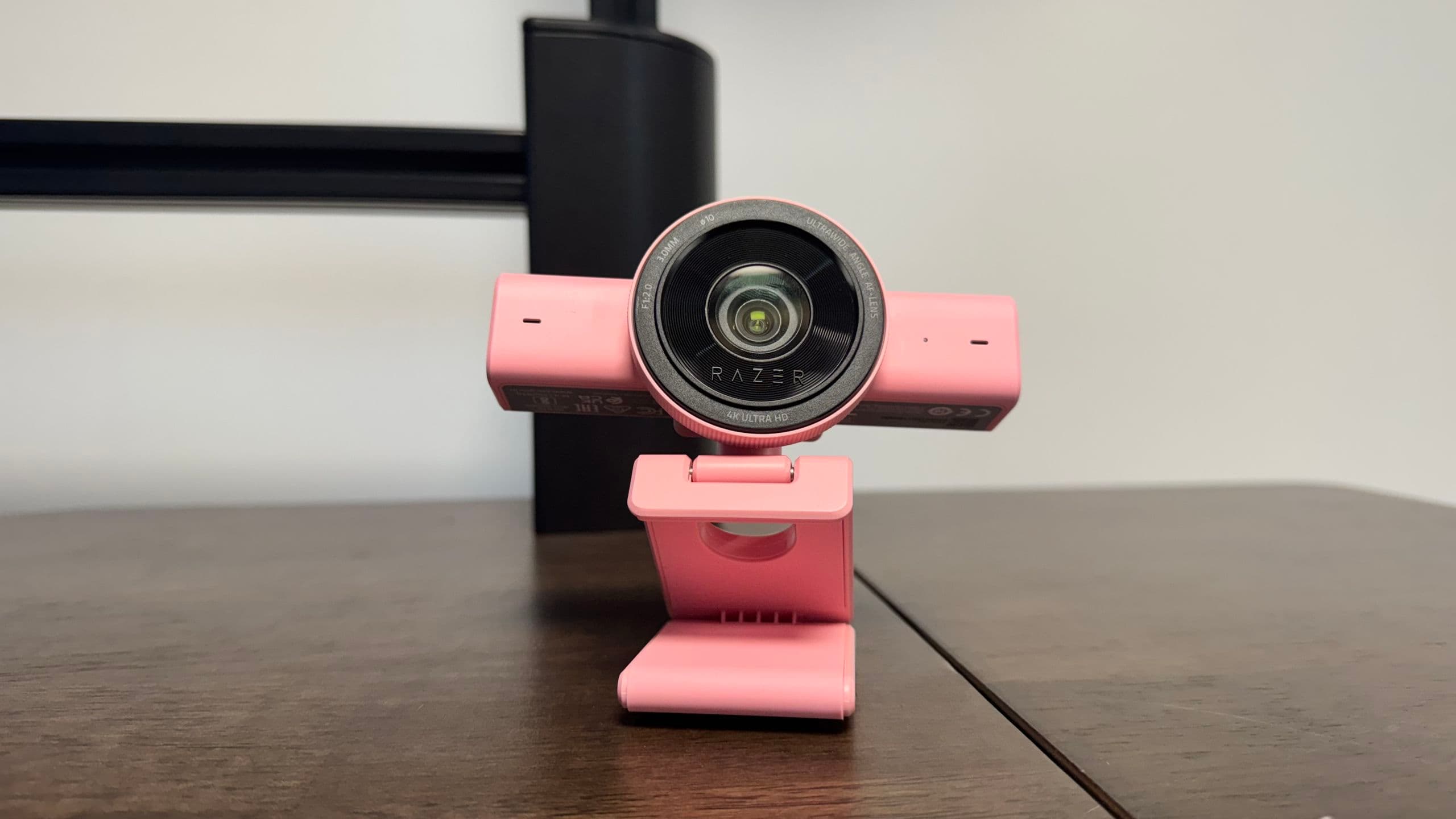 Razer's new pink 4K webcam looks more interesting than it is, and that's not all bad
