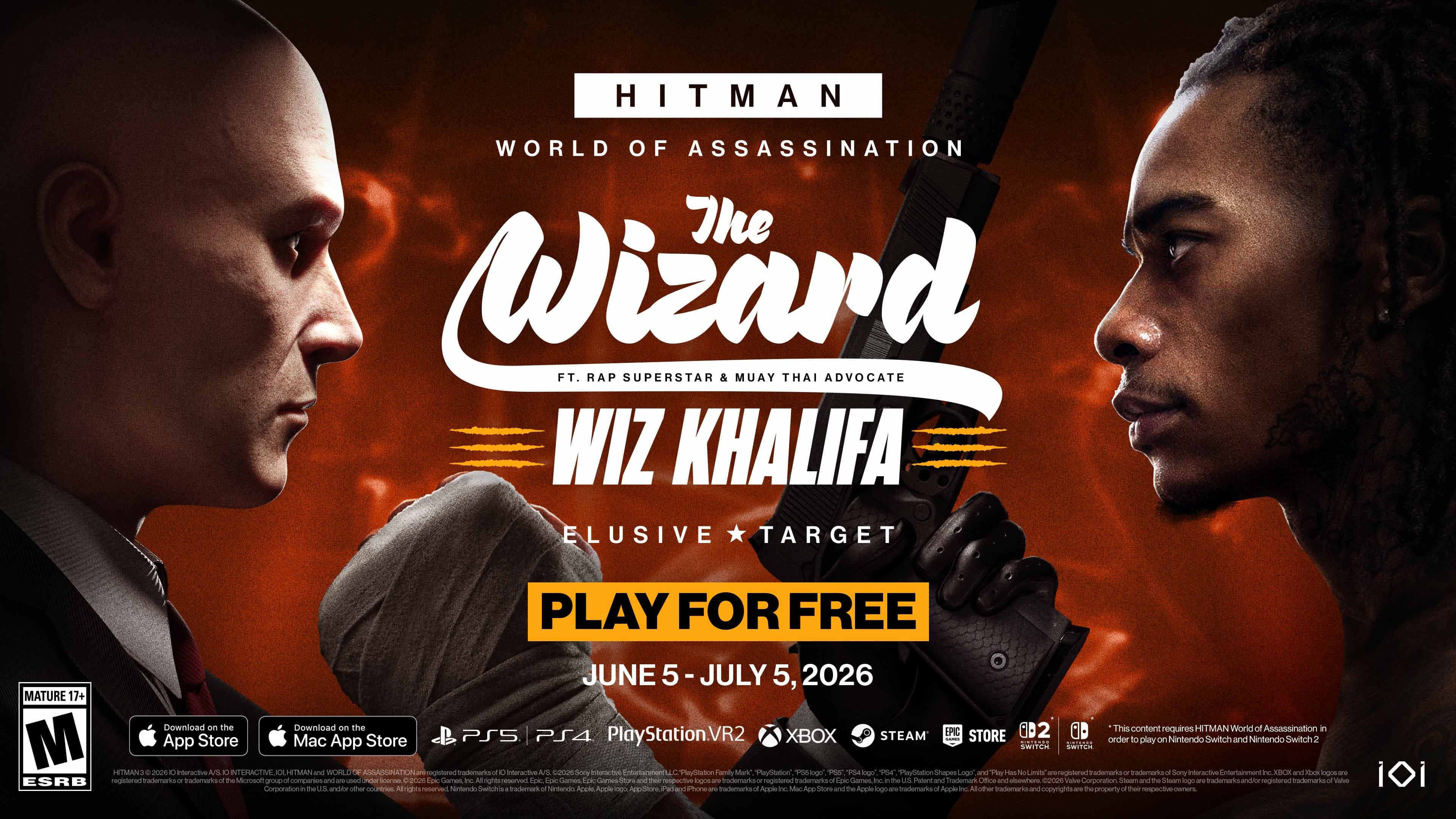 Missão de Alvo Elusivo The Wizard do HITMAN World of Assassination estrelando Wiz Khalifa já disponível